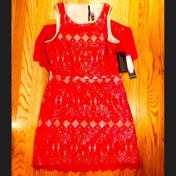 Kensie NEW with TAGS! Cocktail Dress Lace Zipper​ - Picture 1 of 8